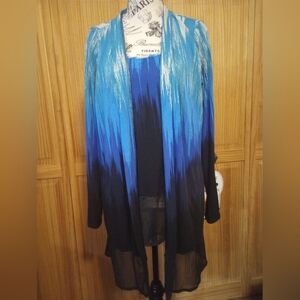 Attitudes By Renee Blue Ombre Women's 2 Piece